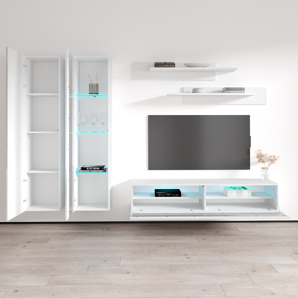 Fly A 35TV Floating Entertainment Center - Meble Furniture