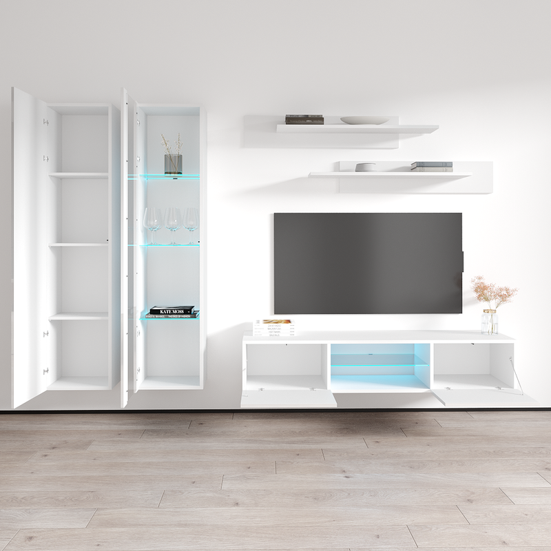 Fly A 33TV Floating Entertainment Center - Meble Furniture