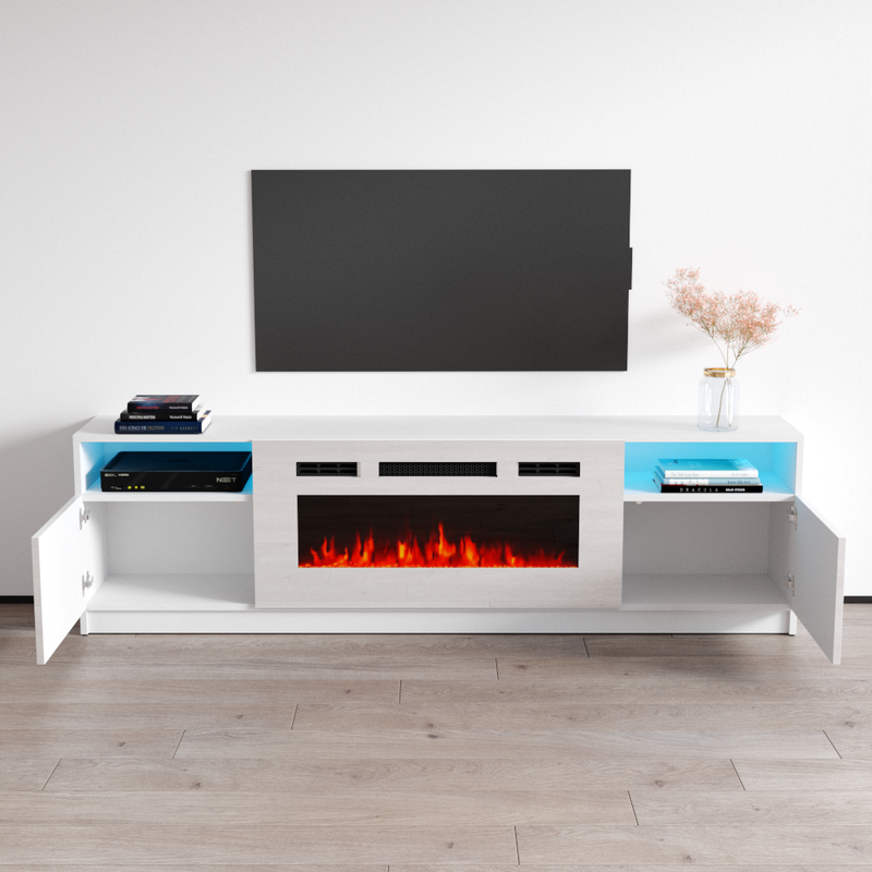 York WH02 Fireplace TV Stand - Meble Furniture