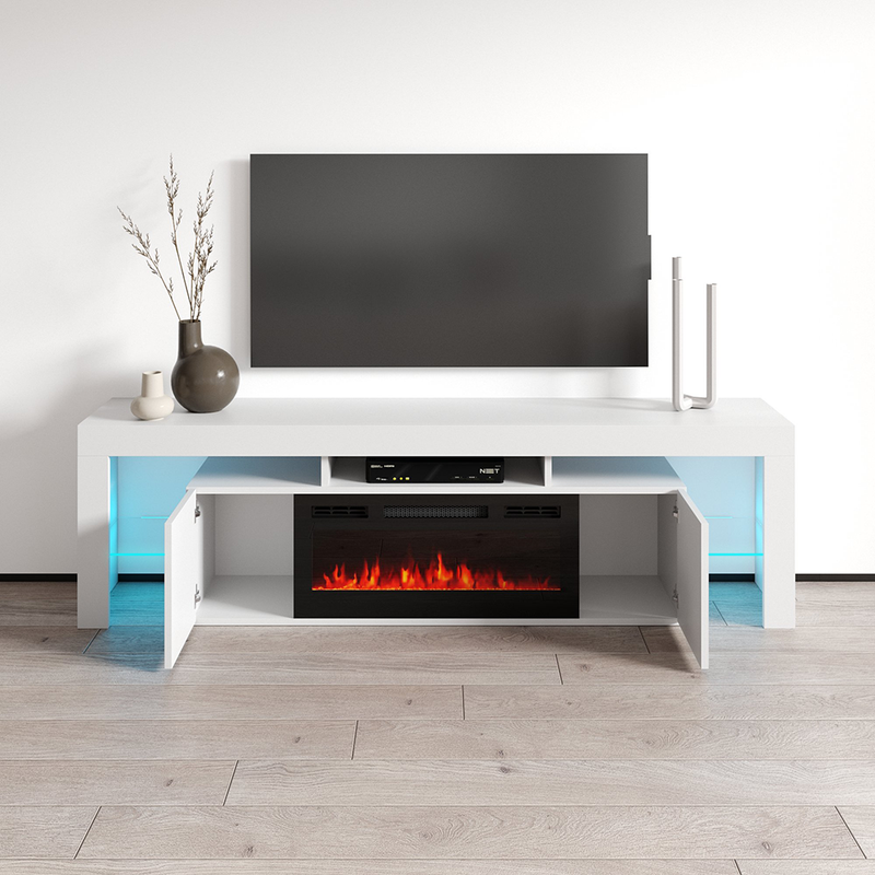 Soleo BL-EF Fireplace TV Stand - Meble Furniture
