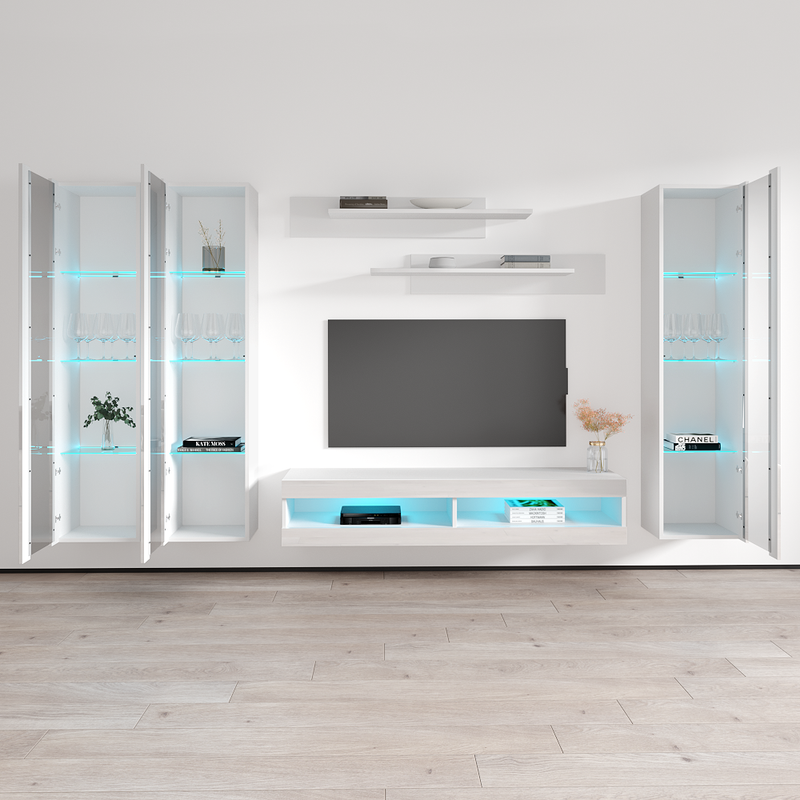 Fly C 34TV Floating Entertainment Center - Meble Furniture