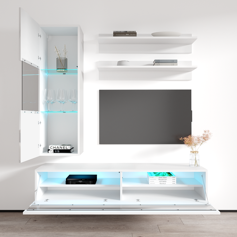 Fly H 35TV Floating Entertainment Center - Meble Furniture