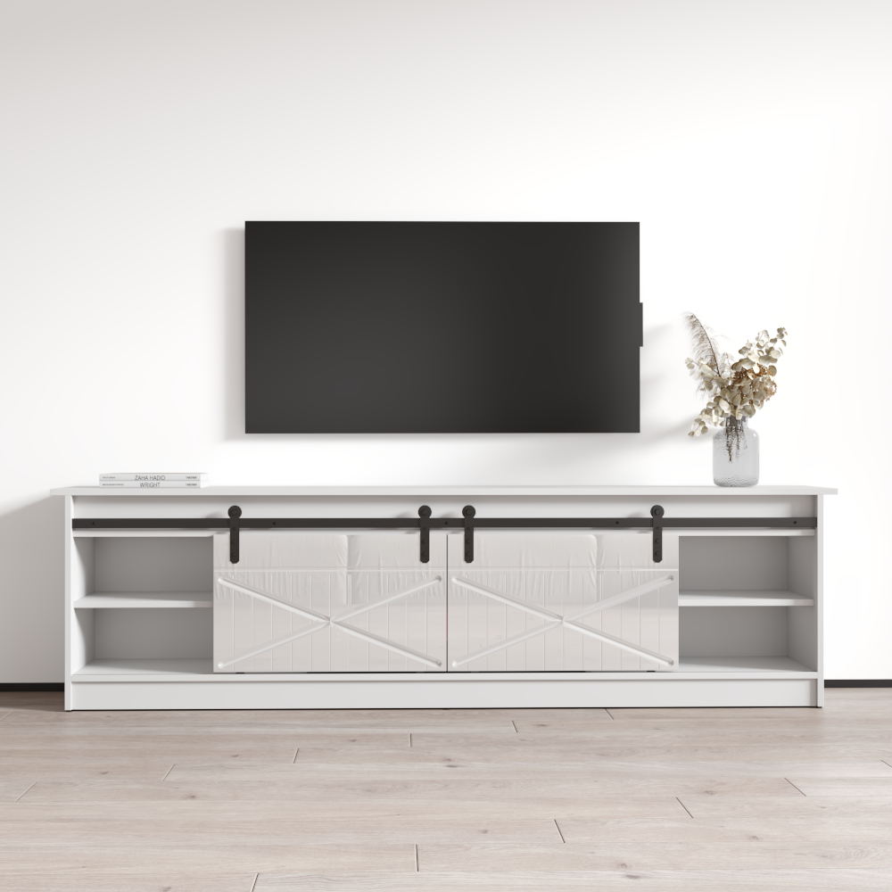 Granero BL-EF Fireplace TV Stand - Meble Furniture