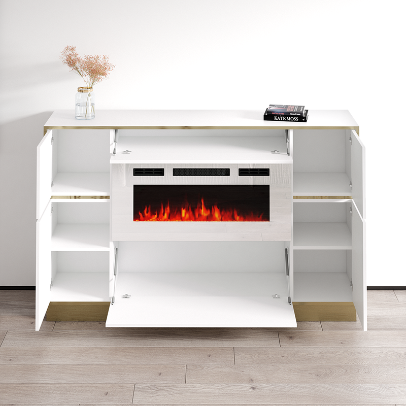 Odessa WH-EF Fireplace Sideboard - Meble Furniture