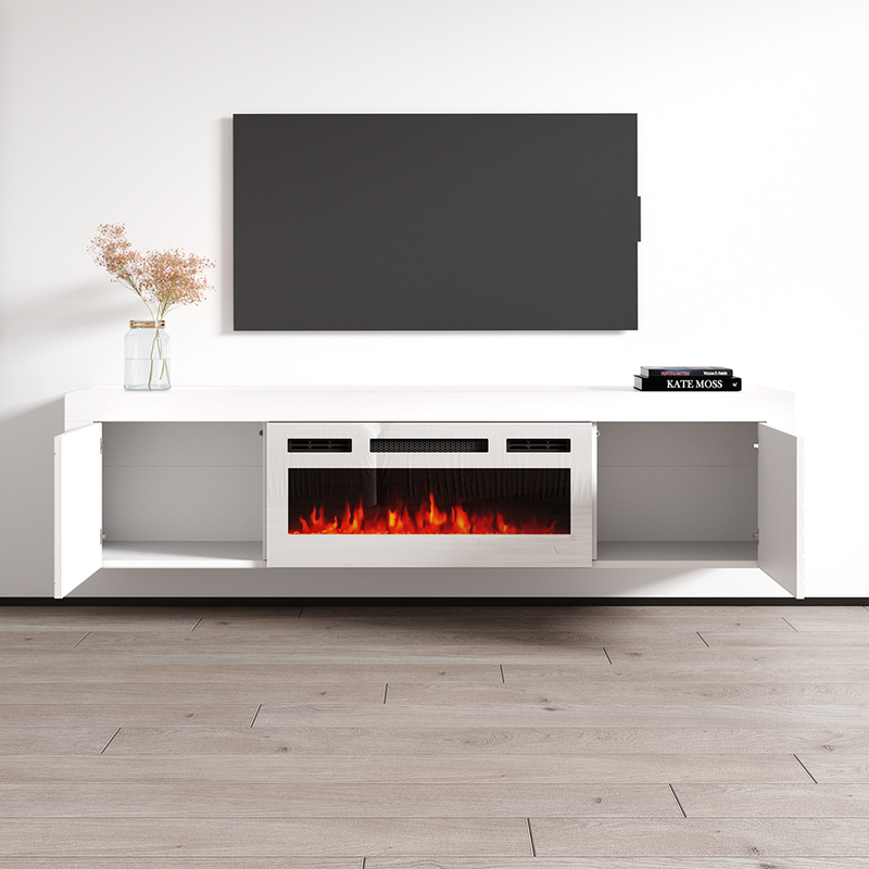 Dia WH-EF Floating Fireplace TV Stand - Meble Furniture