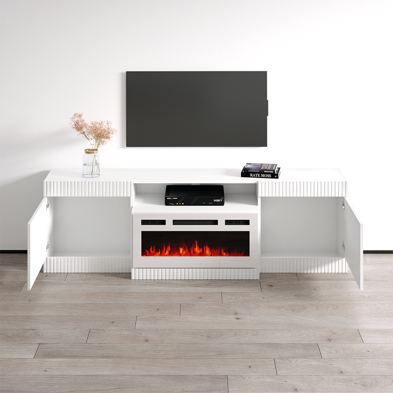 Excelente WH-01 Fireplace TV Stand - Meble Furniture