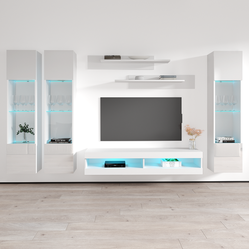 Fly C 34TV Floating Entertainment Center - Meble Furniture