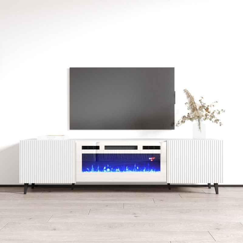Pafos WH-EF Fireplace TV Stand - Meble Furniture