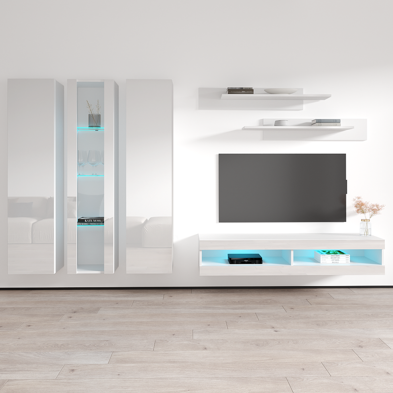 Fly C 34TV Floating Entertainment Center - Meble Furniture