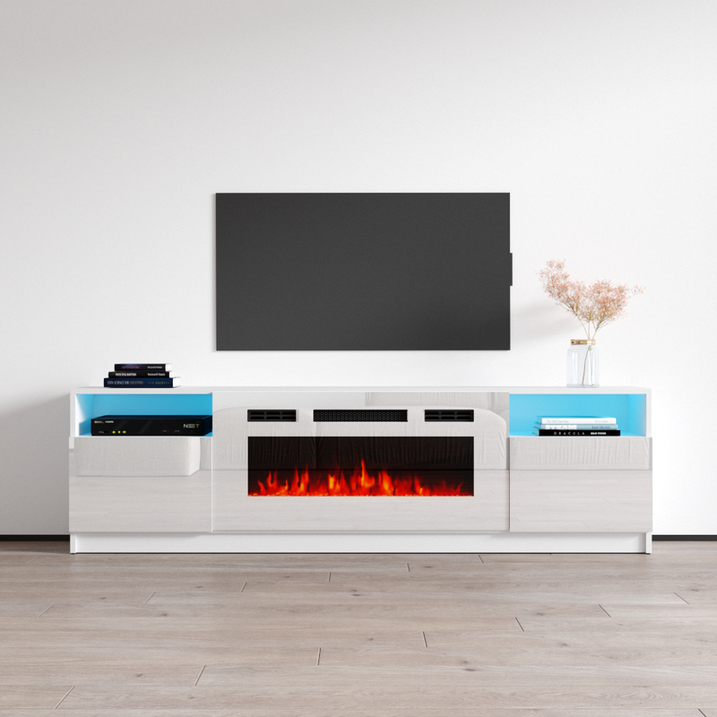 York WH02 Fireplace TV Stand - Meble Furniture